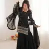 SRK 5317 Black Georgette Salwar Suit with Embroidery Work. Wedding, Party, Festive Best Price ₹2399. Delivery 4-6 Working Days. Shop now. | Jump Suits, Tops & Bottoms, Track Suits, Salwar suit, Casual Suits, Creative suits, Designer Suits, Palazzo Suits, Party Wear Suits, Patiala Suits, Straight Suits, Trendy Wear