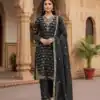 ZSR 3158 Black in Organza Silk Lace Work & Embroidery Work Salwar Suit . Get it for ₹2399. Delivery 4-6 Working Days. Shop now. | Jump Suits, Tops & Bottoms, Track Suits, Salwar suit, Casual Suits, Creative suits, Designer Suits, Palazzo Suits, Party Wear Suits, Patiala Suits, Straight Suits, Trendy Wear