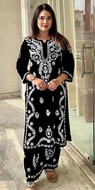 MF 627 Black Rayon With Wid Lakhnavi Style Work Kurti Designer Work. Grab it for ₹1449. Delivery 4-6 Working Days. Shop now. | Kurti, Bollywood Kurti, Creative Kurtis, Designer Kurti, Party Wear Kurti, Selfie Kurti