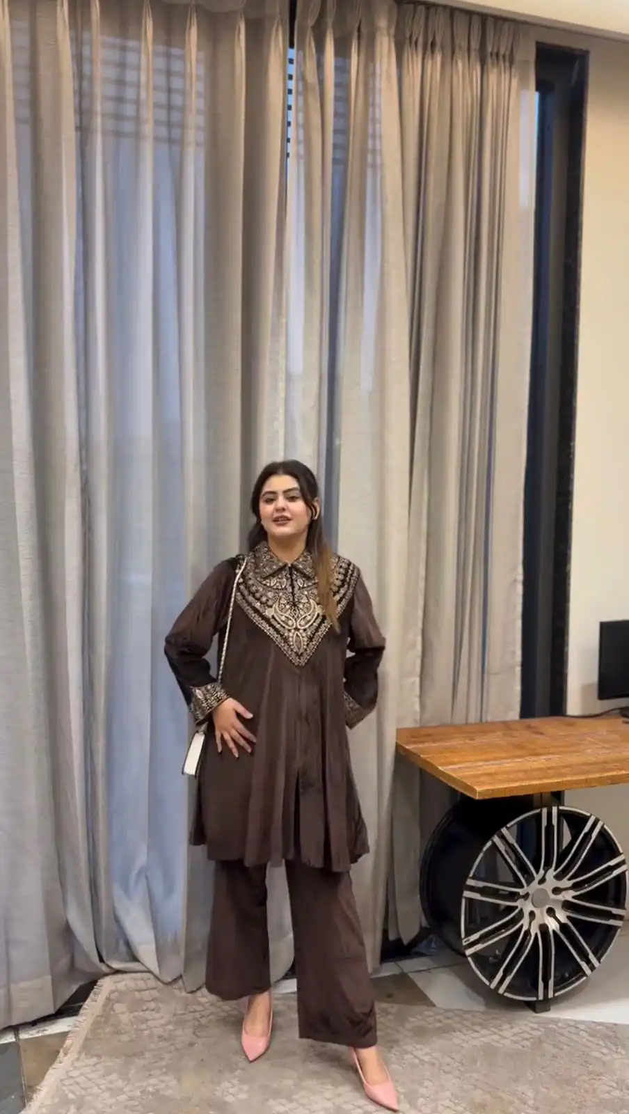 BE 413 Brown Color Velvet Salwar Suit with Embroidery Work. Wedding, Party, Festive, Events, Special Price ₹1799. Delivery 4-6 Working Days. Shop now. | Jump Suits, Tops & Bottoms, Track Suits, Salwar suit, Casual Suits, Creative suits, Designer Suits, Palazzo Suits, Party Wear Suits, Patiala Suits, Straight Suits, Trendy Wear