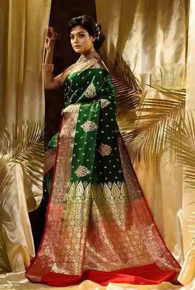 KPR 227 Green in Color Soft Lichi Silk. Lace Border & Lace Work Saree Grab it for ₹1399. Delivery 4-6 Working Days. Shop now. | Sarees, Bollywood Sarees, Creative Sarees, Designer Sarees, Embroidered Sarees, Ethnic Saree, Modern Digital sarees, Party Wear Sarees