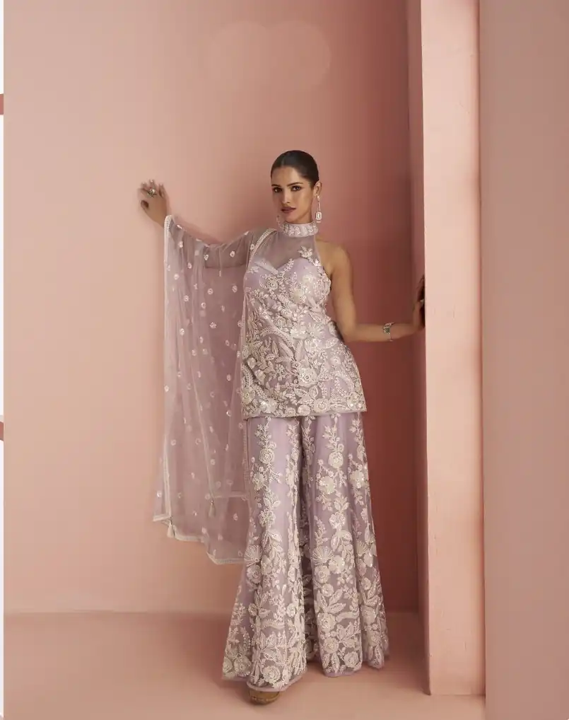 FC 10088 Lavender in Color Heavy Net Embroidery Work Salwar Suit . Introductory Price ₹3599. Delivery 4-6 Working Days. Shop now. | Jump Suits, Tops & Bottoms, Track Suits, Salwar suit, Casual Suits, Creative suits, Designer Suits, Palazzo Suits, Party Wear Suits, Patiala Suits, Straight Suits, Trendy Wear