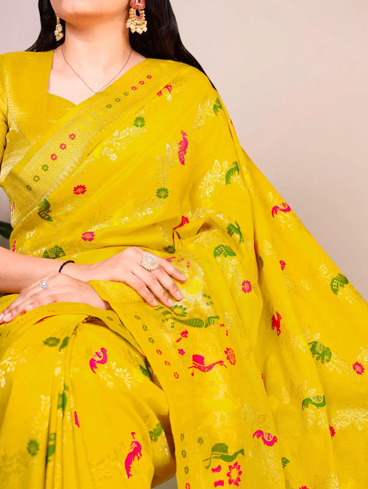 YNF 7907 Lemon Yellow Nylon Weaving Work Saree Perfect for Wedding, Party, Baby Shower, Holi, Ethnic Day – Available at ₹2149 only. Delivery 4-6 Working Da | Sarees, Bollywood Sarees, Creative Sarees, Designer Sarees, Embroidered Sarees, Ethnic Saree, Modern Digital sarees, Party Wear Sarees