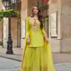 FC Sayuuri 5595 Lime Yellow Georgette Salwar Suit with Embroidery Work & Lace Work. Special Price ₹3149. Delivery 4-6 Working Days. Shop now. | Jump Suits, Tops & Bottoms, Track Suits, Salwar suit, Casual Suits, Creative suits, Designer Suits, Palazzo Suits, Party Wear Suits, Patiala Suits, Straight Suits, Trendy Wear