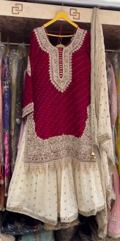 KF 1710 Maroon Color Georgette Salwar Suit with Lace Work. Introductory Price ₹2049. Delivery 4-6 Working Days. Shop now. | Jump Suits, Tops & Bottoms, Track Suits, Salwar suit, Casual Suits, Creative suits, Designer Suits, Palazzo Suits, Party Wear Suits, Patiala Suits, Straight Suits, Trendy Wear