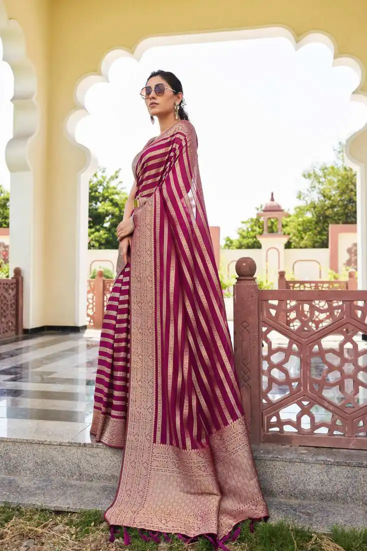 KPR 232 Maroon Soft Lichi Silk Saree Perfect for Wedding, Party, Anniversary, Sangeet, Baby Shower – . Now at just ₹1399. Delivery 4-6 Working Days. Shop n | Sarees, Bollywood Sarees, Creative Sarees, Designer Sarees, Embroidered Sarees, Ethnic Saree, Modern Digital sarees, Party Wear Sarees