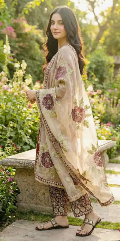 SRK 5318 Maroon in Organza Silk Lace Work & Embroidery Work Salwar Suit . Get it for ₹2399. Delivery 4-6 Working Days. Shop now. | Jump Suits, Tops & Bottoms, Track Suits, Salwar suit, Casual Suits, Creative suits, Designer Suits, Palazzo Suits, Party Wear Suits, Patiala Suits, Straight Suits, Trendy Wear