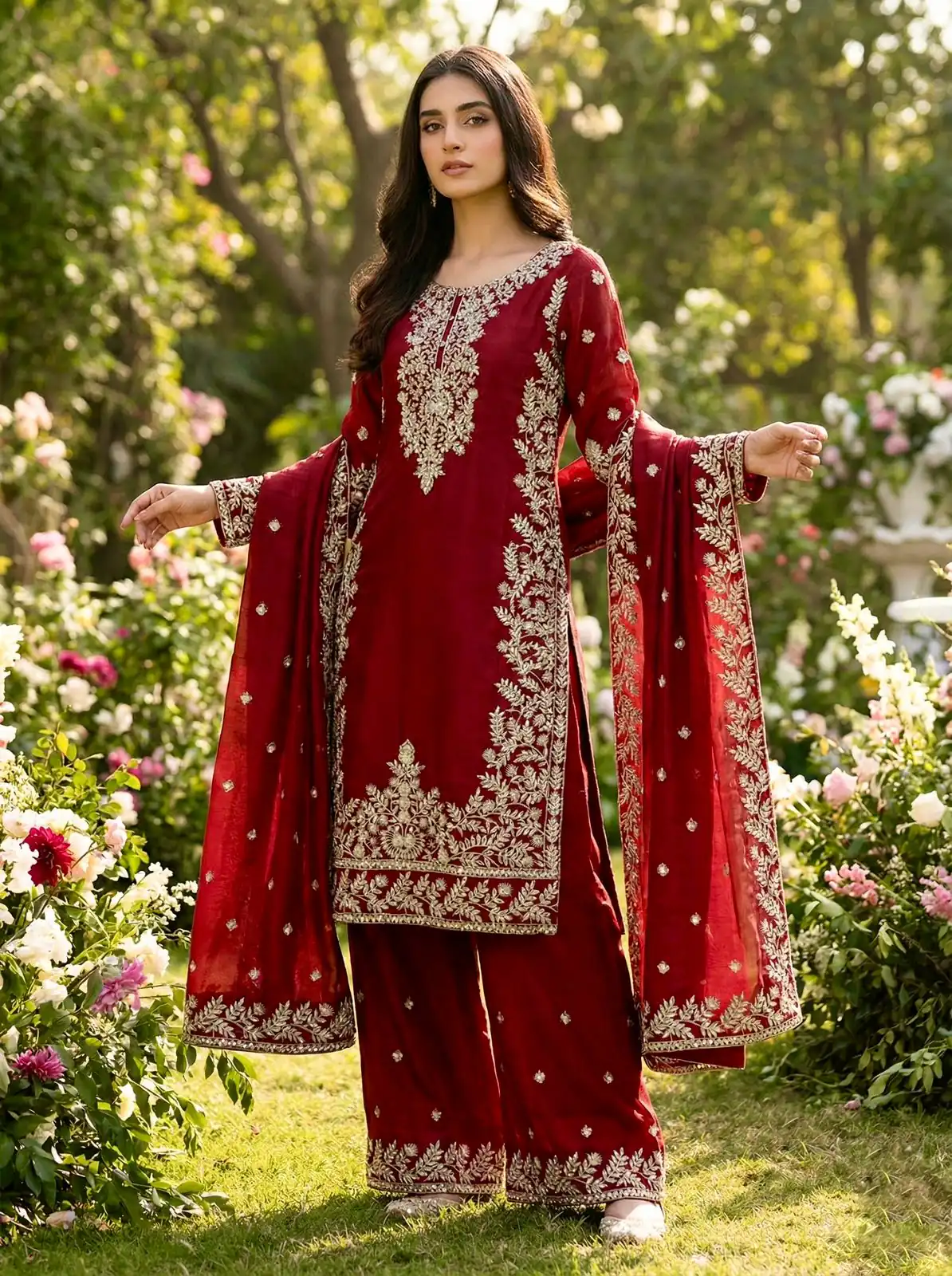 SRK 5316 Maroon Organza Silk Salwar Suit Perfect for Wedding, Party, Makar Sankranti, Eid, Durga Puja – . Affordable Price ₹2149. Delivery 4-6 Workin | Jump Suits, Tops & Bottoms, Track Suits, Salwar suit, Casual Suits, Creative suits, Designer Suits, Palazzo Suits, Party Wear Suits, Patiala Suits, Straight Suits, Trendy Wear