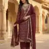 ZSR 3158 Maroon in Organza Silk Lace Work & Embroidery Work Salwar Suit . Get it for ₹2399. Delivery 4-6 Working Days. Shop now. | Jump Suits, Tops & Bottoms, Track Suits, Salwar suit, Casual Suits, Creative suits, Designer Suits, Palazzo Suits, Party Wear Suits, Patiala Suits, Straight Suits, Trendy Wear
