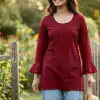 INLI Charmi vol 2 Maroon in Rayon Chikan Work Designer Work Kurti . Affordable Price ₹1349. Delivery 4-6 Working Days. Shop now. | Kurti, Bollywood Kurti, Creative Kurtis, Designer Kurti, Party Wear Kurti, Selfie Kurti