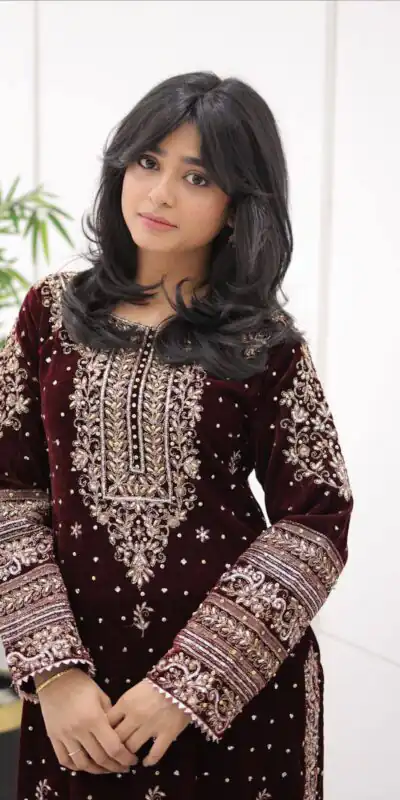 BE 422 Maroon with Embroidery Work Velvet Salwar Suit . Wedding, Party, Festive, Events, Grab it for ₹2099. Delivery 4-6 Working Days. Shop now. | Jump Suits, Tops & Bottoms, Track Suits, Salwar suit, Casual Suits, Creative suits, Designer Suits, Palazzo Suits, Party Wear Suits, Patiala Suits, Straight Suits, Trendy Wear