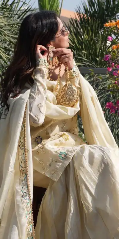 ZSR 3155 Off White Chinnon Salwar Suit Perfect for Wedding, Party, Durga Puja, Reception, Onam – . Grab it for ₹1999. Delivery 4-6 Working Days. | Jump Suits, Tops & Bottoms, Track Suits, Salwar suit, Casual Suits, Creative suits, Designer Suits, Palazzo Suits, Party Wear Suits, Patiala Suits, Straight Suits, Trendy Wear