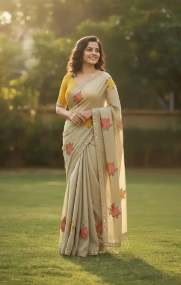 BT 1305 Off White Viscose Rangoli Saree Perfect for Wedding, Party, Family Gatherings, Temple Visit, Diwali – . Get it for ₹1849. Delivery 4-6 Wor | Sarees, Bollywood Sarees, Creative Sarees, Designer Sarees, Embroidered Sarees, Ethnic Saree, Modern Digital sarees, Party Wear Sarees