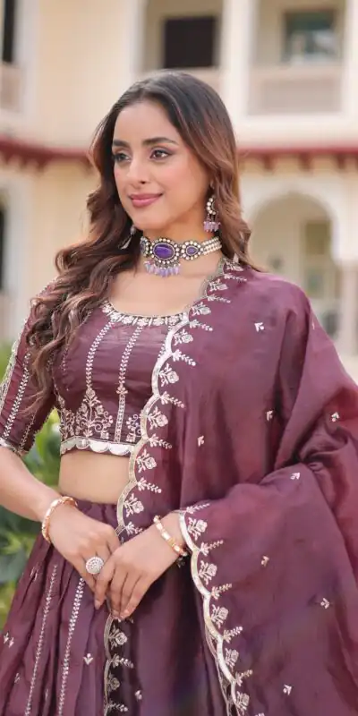 KA 5056 Onion Gold Crush Lehenga Choli with Embroidery Work & Zari Work. Best Price ₹2599. Delivery 4-6 Working Days. Shop now. | Lehenga, Bollywood Lehenga, Creative Lehenga, Designer Lehenga, Embroidered Lehenga, Party Wear Lehenga