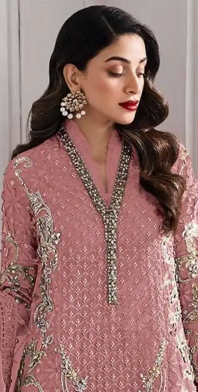 FC 1192 Peach Color Georgette Salwar Suit with Embroidery Work. Introductory Price ₹2499. Delivery 4-6 Working Days. Shop now. | Jump Suits, Tops & Bottoms, Track Suits, Salwar suit, Casual Suits, Creative suits, Designer Suits, Palazzo Suits, Party Wear Suits, Patiala Suits, Straight Suits, Trendy Wear