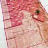 MB 3279 Peach Soft Banarasi Silk Saree with Lace Work & Zari Work. Festive Deal ₹1899. Delivery 4-6 Working Days. Shop now. | Sarees, Bollywood Sarees, Creative Sarees, Designer Sarees, Embroidered Sarees, Ethnic Saree, Modern Digital sarees, Party Wear Sarees
