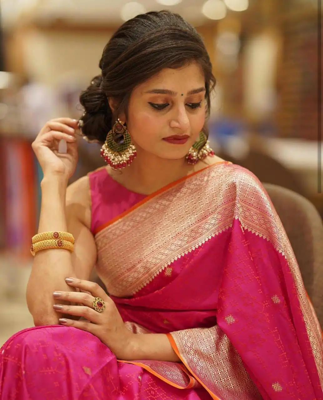 KPR 260 Pink in Color Soft Lichi SilkOn All Over Designer Work Saree . Grab it for ₹1399. Delivery 4-6 Working Days. Shop now. | Sarees, Bollywood Sarees, Creative Sarees, Designer Sarees, Embroidered Sarees, Ethnic Saree, Modern Digital sarees, Party Wear Sarees