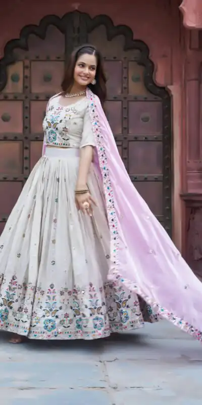Ram 144 Pink in Pure Tissue silk Embroidery Work Lehenga Choli . Available at ₹3349 only. Delivery 4-6 Working Days. Shop now. | Lehenga, Bollywood Lehenga, Creative Lehenga, Designer Lehenga, Embroidered Lehenga, Party Wear Lehenga