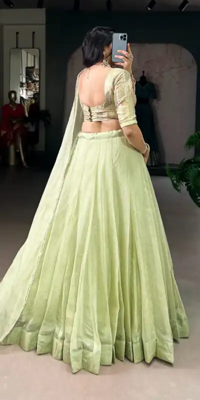 LNB 1100 Pista with Bead Work & Sequins Work. Allen Crush Lehenga Choli Best Price ₹3299. Delivery 4-6 Working Days. Shop now. | Lehenga, Bollywood Lehenga, Creative Lehenga, Designer Lehenga, Embroidered Lehenga, Party Wear Lehenga
