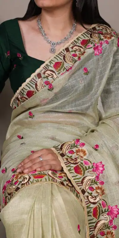 YNF 7400 Pista Zari Kota Tissue Saree Perfect for Wedding, Party, Mehendi, Housewarming, Haldi – . Special Price ₹3299. Delivery 4-6 Working Days. | Sarees, Bollywood Sarees, Creative Sarees, Designer Sarees, Embroidered Sarees, Ethnic Saree, Modern Digital sarees, Party Wear Sarees