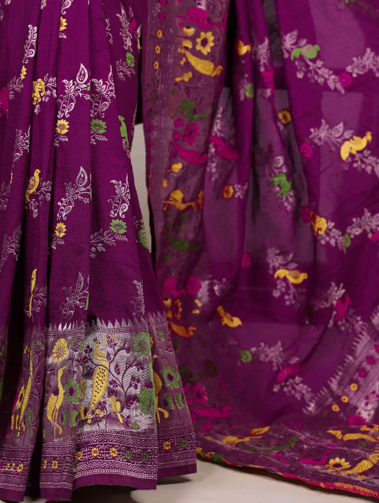 YNF 7907 Purple Nylon Weaving Work Saree Perfect for Wedding, Party, Baby Shower, Holi, Ethnic Day – . Available at ₹2149 only. Delivery 4-6 Working Da | Sarees, Bollywood Sarees, Creative Sarees, Designer Sarees, Embroidered Sarees, Ethnic Saree, Modern Digital sarees, Party Wear Sarees