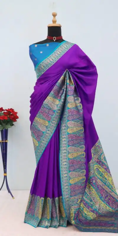 MB 66 Purple in Color Paithani Silk Lace Border & Lace Work Saree . Special Price ₹2399. Delivery 4-6 Working Days. Shop now. | Sarees, Bollywood Sarees, Creative Sarees, Designer Sarees, Embroidered Sarees, Ethnic Saree, Modern Digital sarees, Party Wear Sarees