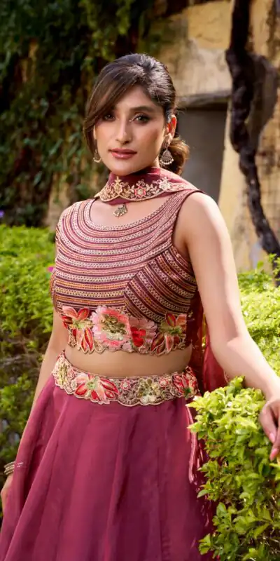 LNB 1445 Rani Pink Chanda Silk Lehenga Choli with Sequins Work & Embroidery Work. Grab it for ₹3399. Delivery 4-6 Working Days. Shop now. | Lehenga, Bollywood Lehenga, Creative Lehenga, Designer Lehenga, Embroidered Lehenga, Party Wear Lehenga