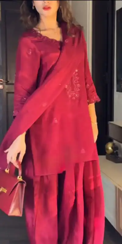 TC 5868 Red Chinon silk Salwar Suit. Perfect for Wedding, Party, Bridal Wear, Makar Sankranti, Karwa Chauth – R Affordable Price ₹1949. Delivery 4-6 Wor | Jump Suits, Tops & Bottoms, Track Suits, Salwar suit, Casual Suits, Creative suits, Designer Suits, Palazzo Suits, Party Wear Suits, Patiala Suits, Straight Suits, Trendy Wear