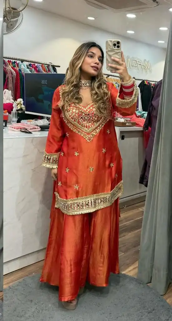 LG 2015 Red Cosmos Salwar Suit Perfect for Wedding, Party, Karwa Chauth, Eid, Holi – . Exclusive Offer ₹2099. Delivery 4-6 Working Days. Shop now. | Jump Suits, Salwar suit, Casual Suits, Creative suits, Designer Suits, Palazzo Suits, Party Wear Suits, Patiala Suits, Straight Suits