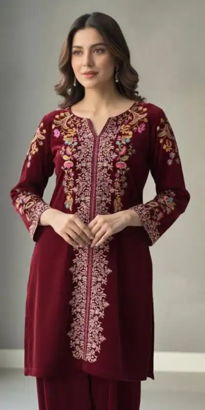 BE 426 Red Color Velvet Salwar Suit with Embroidery Work. Wedding, Party, Festive, Events Available at ₹1799 only. Delivery 4-6 Working Days. Shop now. | Jump Suits, Tops & Bottoms, Track Suits, Salwar suit, Casual Suits, Creative suits, Designer Suits, Palazzo Suits, Party Wear Suits, Patiala Suits, Straight Suits, Trendy Wear