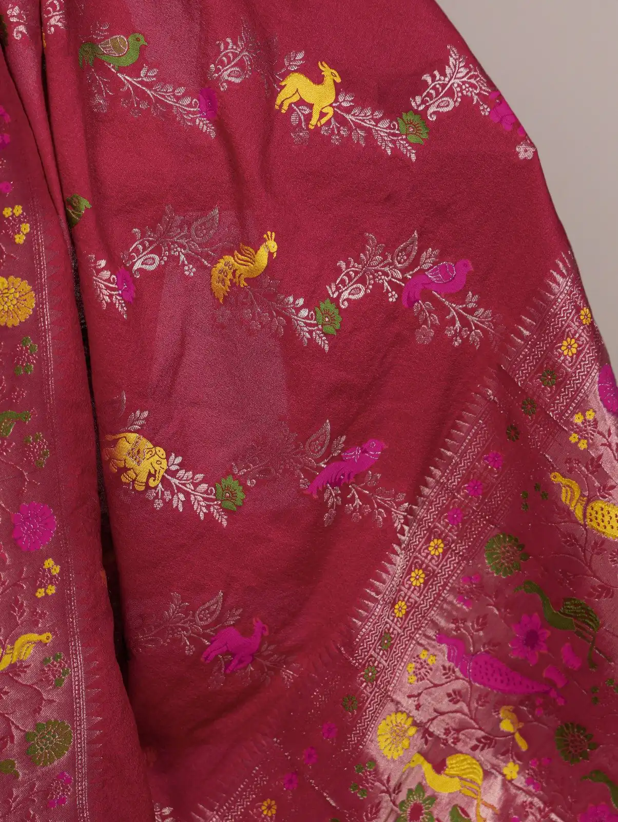 YNF 7907 Red Nylon Weaving Work Saree Perfect for Wedding, Party, Baby Shower, Holi, Ethnic Day – . Available at ₹2149 only. Delivery 4-6 Working Da | Sarees, Bollywood Sarees, Creative Sarees, Designer Sarees, Embroidered Sarees, Ethnic Saree, Modern Digital sarees, Party Wear Sarees