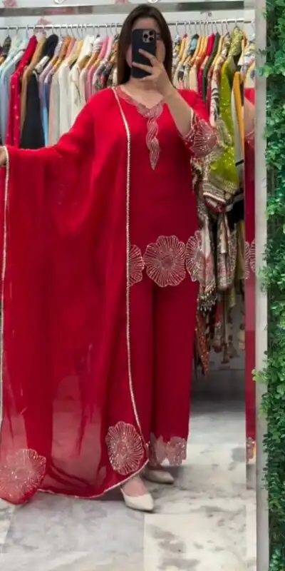 LG 2048 Red in Rangoli Bead Work Salwar Suit . Wedding, Party, Festive, Events, Best Price ₹2049. Delivery 4-6 Working Days. Shop now. | Jump Suits, Tops & Bottoms, Track Suits, Salwar suit, Casual Suits, Creative suits, Designer Suits, Palazzo Suits, Party Wear Suits, Patiala Suits, Straight Suits, Trendy Wear