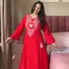 KD 1516 Red Red Rayon Thread With Real Mirror Work Salwar Suit. Wedding, Party, Festive, Events, Best Price ₹1999. Delivery 4-6 Working Days. Shop now. | Jump Suits, Tops & Bottoms, Track Suits, Salwar suit, Casual Suits, Creative suits, Designer Suits, Palazzo Suits, Party Wear Suits, Patiala Suits, Straight Suits, Trendy Wear