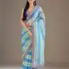 ANX Ritika Royal Blue Chinon Silk Saree Perfect for Wedding, Party, Sangeet, Reception, Onam – . Special Price ₹1899. Delivery 4-6 Working Days. Shop now. | Sarees, Bollywood Sarees, Creative Sarees, Designer Sarees, Embroidered Sarees, Ethnic Saree, Modern Digital sarees, Party Wear Sarees