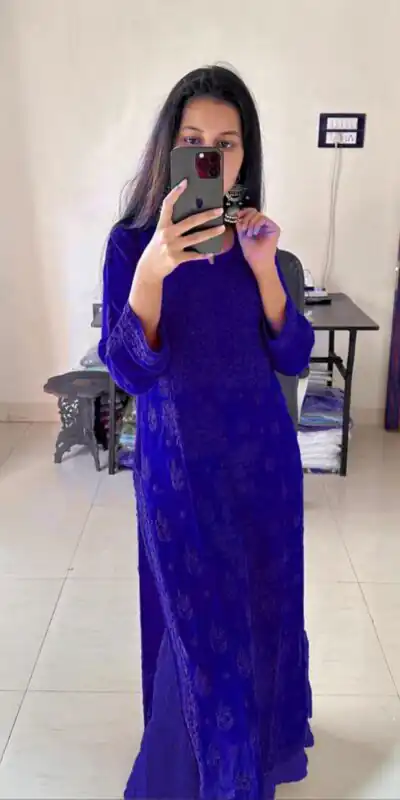 BE 354 Royal Blue Color Georgette With Embroidery Work Salwar Suit Casual, Wedding, Festive, Events . Expected Delivery  4-6 Working Days @1899/- only      | Jump Suits, Salwar suit, Casual Suits, Creative suits, Designer Suits, Palazzo Suits, Party Wear Suits, Patiala Suits, Straight Suits