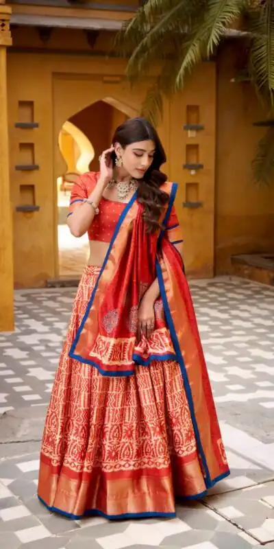 LNB 1252 Rust Dola Silk Lehenga Choli Perfect for Wedding, Party, Raksha Bandhan, Engagement, Onam – . Now at just ₹2449. Delivery 4-6 Working Days. | Lehenga, Bollywood Lehenga, Creative Lehenga, Designer Lehenga, Embroidered Lehenga, Party Wear Lehenga