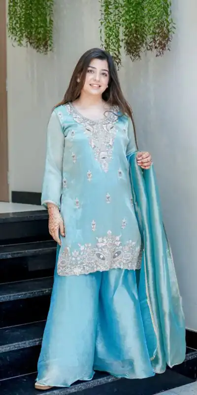SSR 531 Sky Blue Jimmy Choo Salwar Suit Perfect for Wedding, Party, Baby Shower, Durga Puja, Engagement – . Get it for ₹1949. Delivery 4-6 Working Days. | Jump Suits, Salwar suit, Casual Suits, Creative suits, Designer Suits, Palazzo Suits, Party Wear Suits, Patiala Suits, Straight Suits