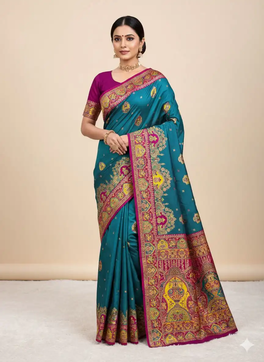 MB 56 Teal in Color Paithani Silk Lace Border & Lace Work Saree . Special Price ₹2399. Delivery 4-6 Working Days. Shop now. | Sarees, Bollywood Sarees, Creative Sarees, Designer Sarees, Embroidered Sarees, Ethnic Saree, Modern Digital sarees, Party Wear Sarees