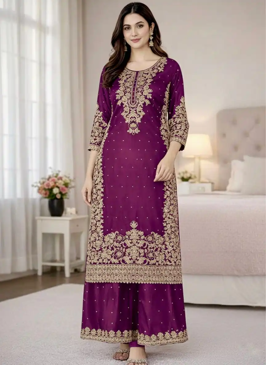 SSR 535 Wine Color in Organza Silk Embroidery Work Salwar Suit . Available at ₹2399 only. Delivery 4-6 Working Days. Shop now. | Jump Suits, Tops & Bottoms, Track Suits, Salwar suit, Casual Suits, Creative suits, Designer Suits, Palazzo Suits, Party Wear Suits, Patiala Suits, Straight Suits, Trendy Wear