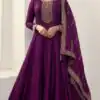 DS V 67741 Wine Silk Georgette Salwar Suit with Embroidery Work. Available at ₹2549 only. Delivery 4-6 Working Days. Shop now. | Jump Suits, Tops & Bottoms, Track Suits, Salwar suit, Casual Suits, Creative suits, Designer Suits, Palazzo Suits, Party Wear Suits, Patiala Suits, Straight Suits, Trendy Wear