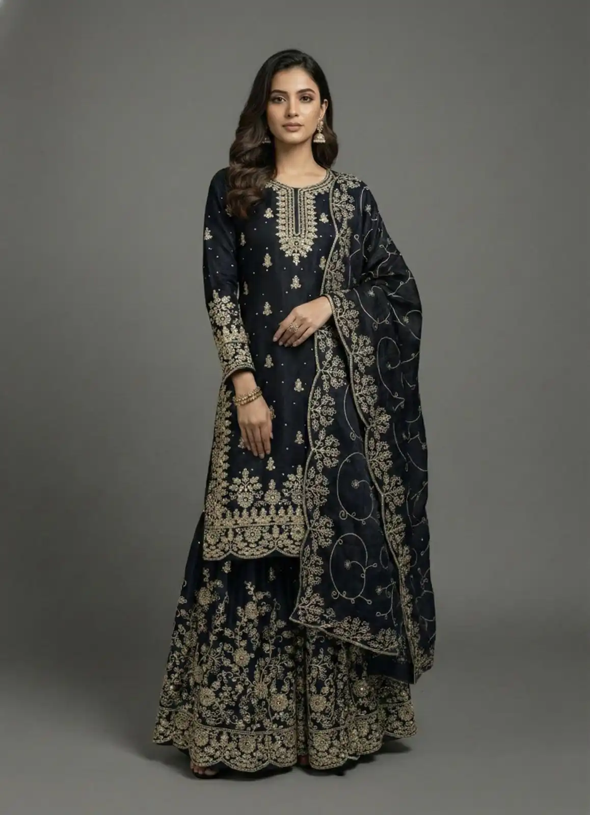 SRK 5319 Black in Organza Silk Embroidery Work & Lace Work Salwar Suit . Now at just ₹2549. Delivery 4-6 Working Days. Shop now. | Jump Suits, Salwar suit, Casual Suits, Creative suits, Designer Suits, Palazzo Suits, Party Wear Suits, Patiala Suits, Straight Suits