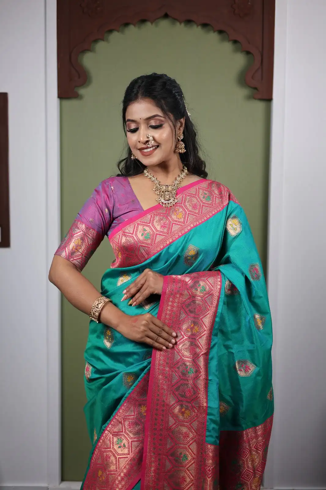 MB 22 Firozi Soft Paithani Silk Saree with Zari Work & Lace Work. Affordable Price ₹2399. Delivery 4-6 Working Days. Shop now. | Sarees, Bollywood Sarees, Creative Sarees, Designer Sarees, Embroidered Sarees, Ethnic Saree, Modern Digital sarees, Party Wear Sarees