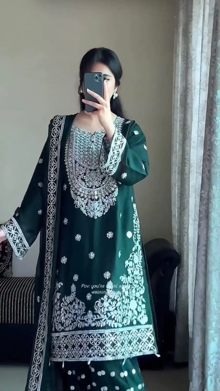 KD 1561 Green Faux Georgette Salwar Suit Perfect for Wedding, Party, Holi, Haldi, Sangeet – . Best Price ₹2399. Delivery 4-6 Working Days. Shop now. | Jump Suits, Salwar suit, Casual Suits, Creative suits, Designer Suits, Palazzo Suits, Party Wear Suits, Patiala Suits, Straight Suits