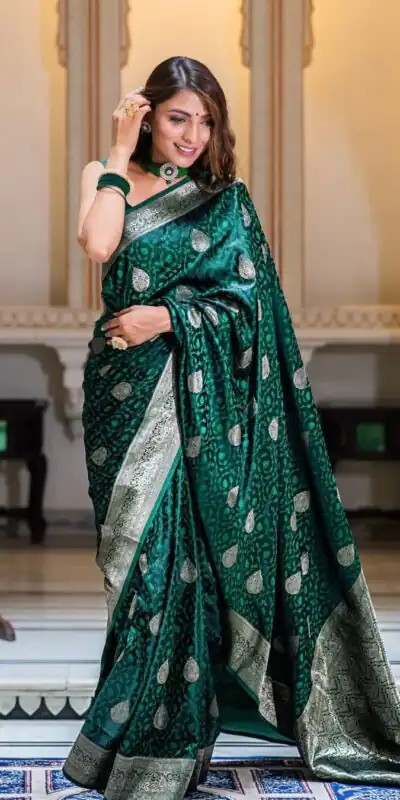 KPR 252 Green in Soft Lichi Silk Lace Work & Lace Border Saree. Affordable Price ₹1449. Delivery 4-6 Working Days. Shop now. | Sarees, Bollywood Sarees, Creative Sarees, Designer Sarees, Embroidered Sarees, Ethnic Saree, Modern Digital sarees, Party Wear Sarees