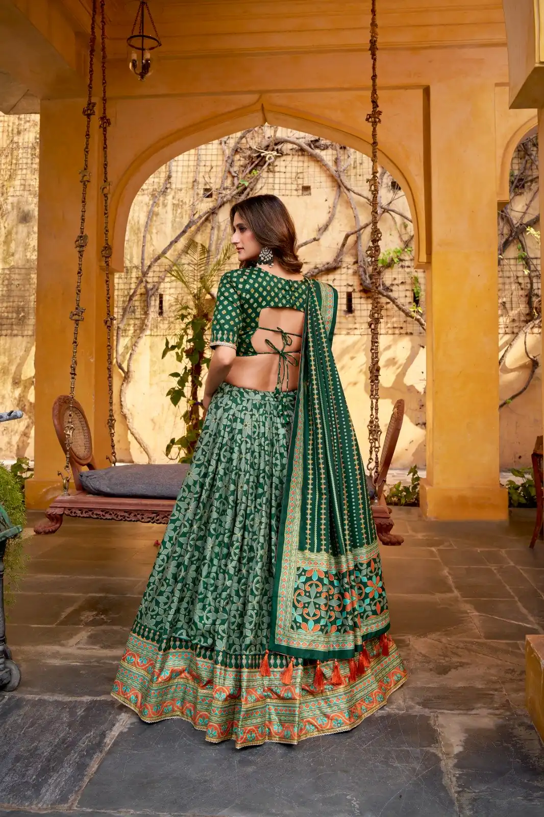 LNB 1201 Green Tasar Silk Lehenga Choli Perfect for Wedding, Party, Traditional Day, Sangeet, Housewarming – . Introductory Price ₹2499. Delivery 4- | Lehenga, Bollywood Lehenga, Creative Lehenga, Designer Lehenga, Embroidered Lehenga, Party Wear Lehenga