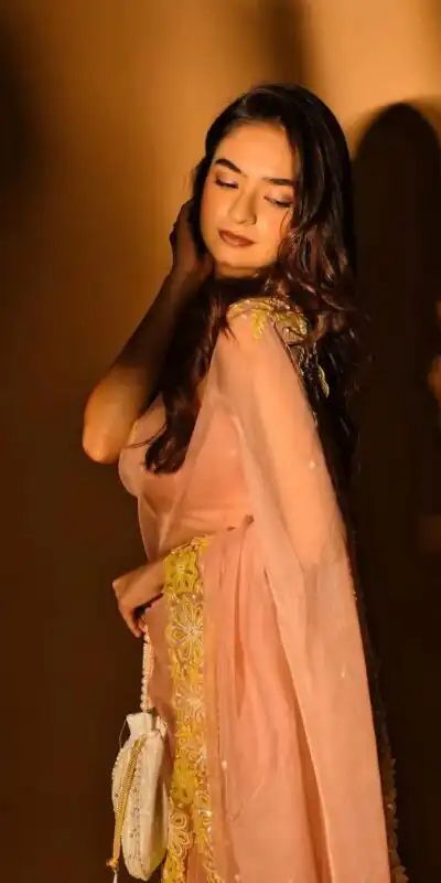 BT 437 Light Peach Color Soft Organza Saree with Lace Work & Zari Work. Best Price ₹1699. Delivery 4-6 Working Days. Shop now. | Sarees, Bollywood Sarees, Creative Sarees, Designer Sarees, Embroidered Sarees, Ethnic Saree, Modern Digital sarees, Party Wear Sarees