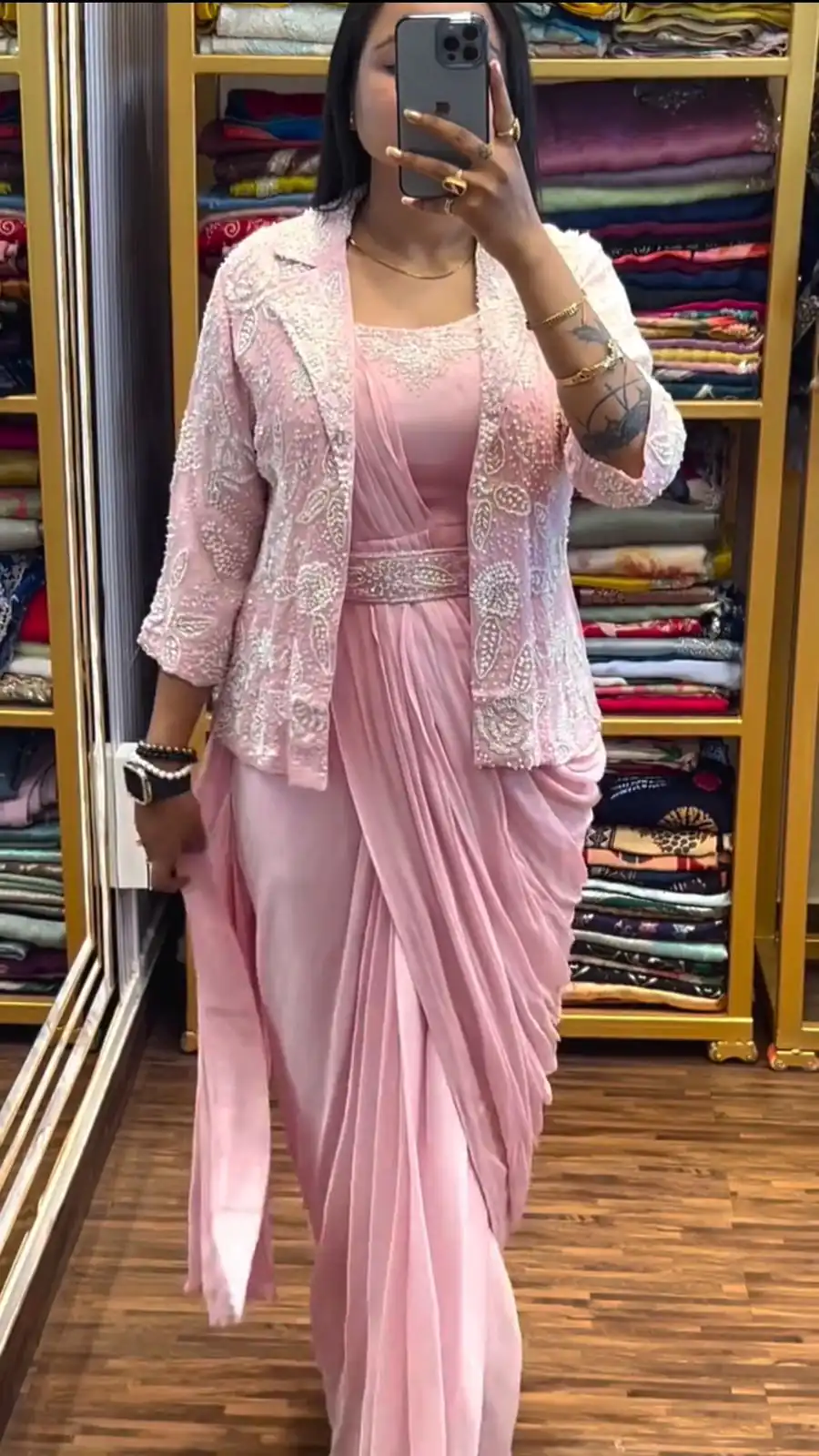 BB 58 Light Pink Chinon Silk Saree Perfect for Wedding, Party, Engagement, Baby Shower, Sangeet – . Available at ₹1999 only. Delivery 4-6 Working Day | Sarees, Bollywood Sarees, Creative Sarees, Designer Sarees, Embroidered Sarees, Ethnic Saree, Modern Digital sarees, Party Wear Sarees