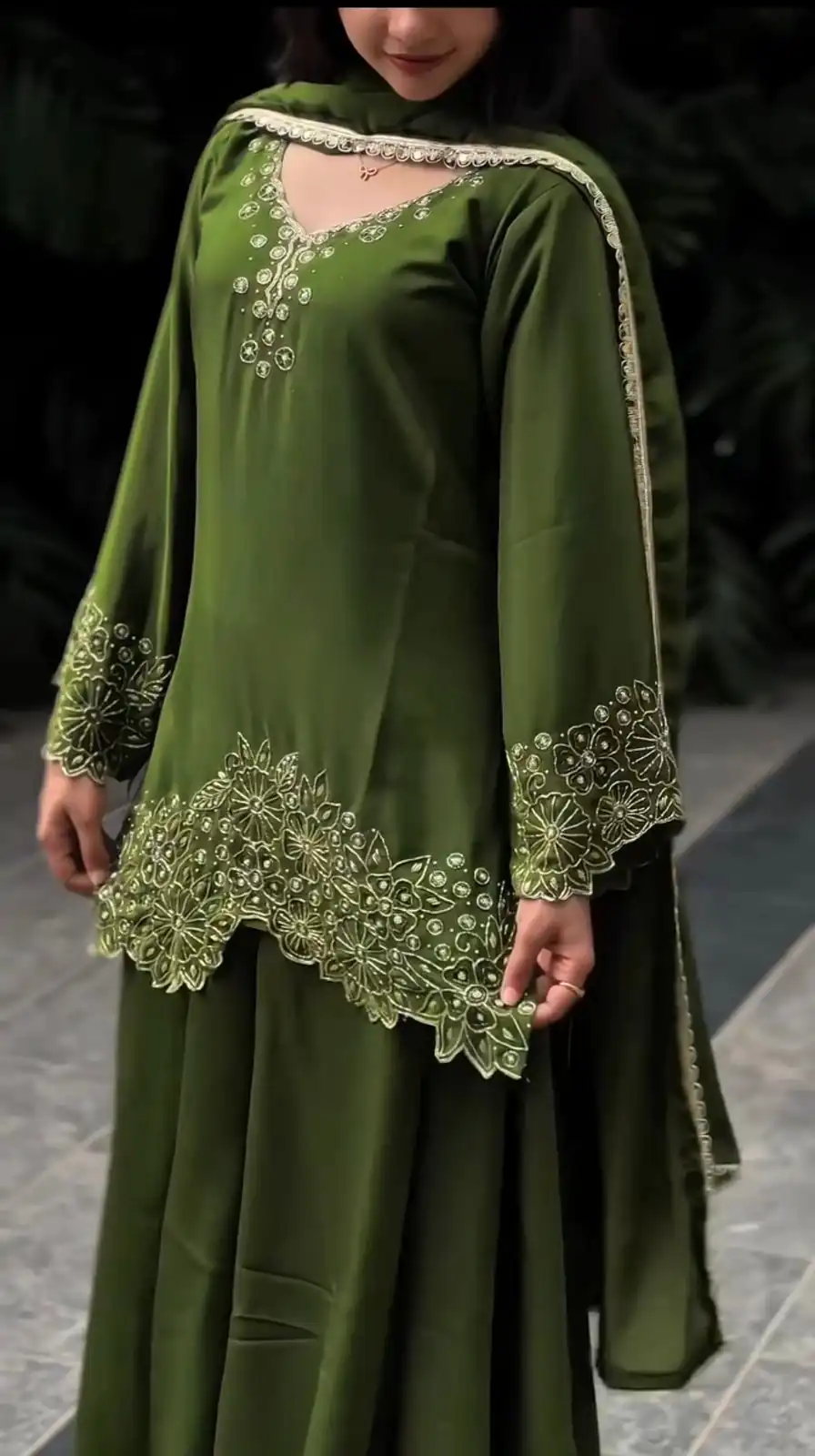 VLM 281 Mahendi in Chinon Silk Embroidery Work & Lace Work Salwar Suit . Special Price ₹1899. Delivery 4-6 Working Days. Shop now. | Jump Suits, Salwar suit, Casual Suits, Creative suits, Designer Suits, Palazzo Suits, Party Wear Suits, Patiala Suits, Straight Suits
