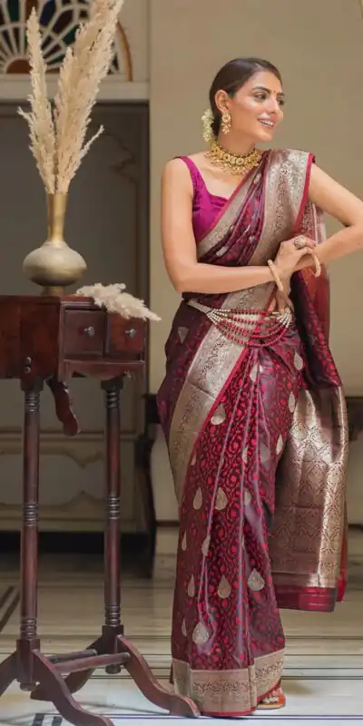KPR 252 Maroon in Soft Lichi Silk Lace Work & Lace Border Saree. Affordable Price ₹1449. Delivery 4-6 Working Days. Shop now. | Sarees, Bollywood Sarees, Creative Sarees, Designer Sarees, Embroidered Sarees, Ethnic Saree, Modern Digital sarees, Party Wear Sarees