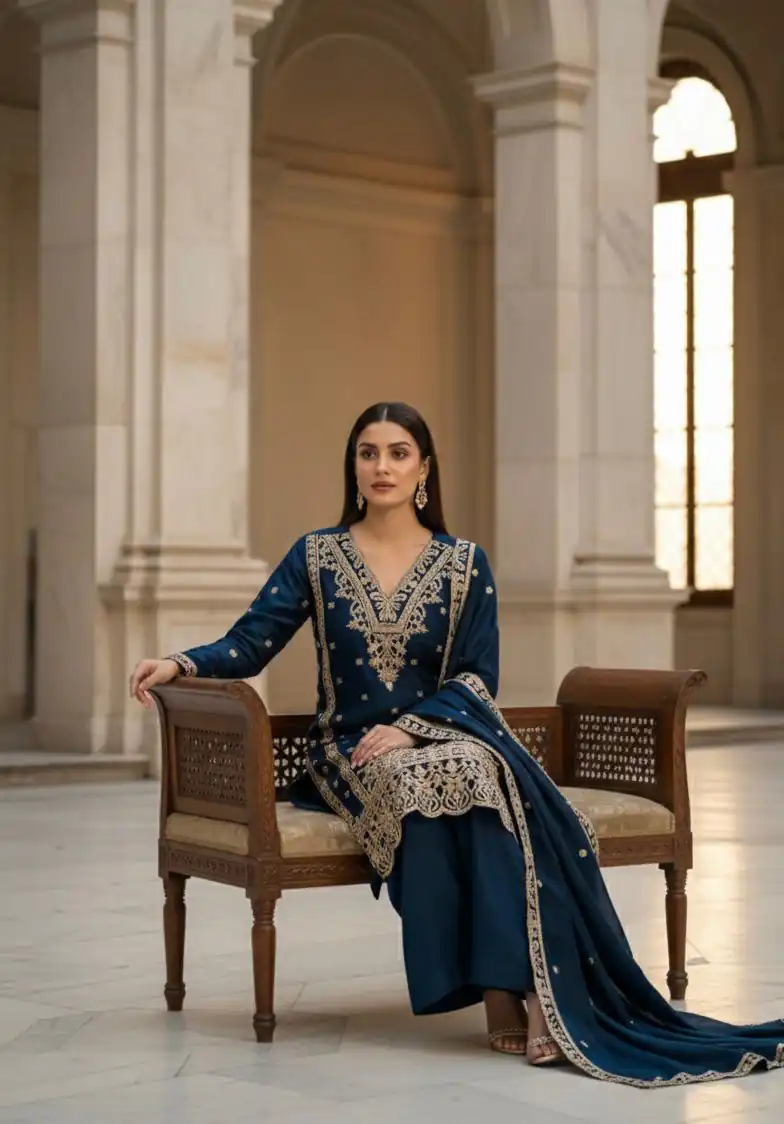 BE 444 Navy Blue Color Organza Silk Salwar Suit with Embroidery Work. Special Price ₹2099. Delivery 4-6 Working Days. Shop now. | Jump Suits, Salwar suit, Casual Suits, Creative suits, Designer Suits, Palazzo Suits, Party Wear Suits, Patiala Suits, Straight Suits